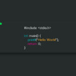 C言語 HelloWorld