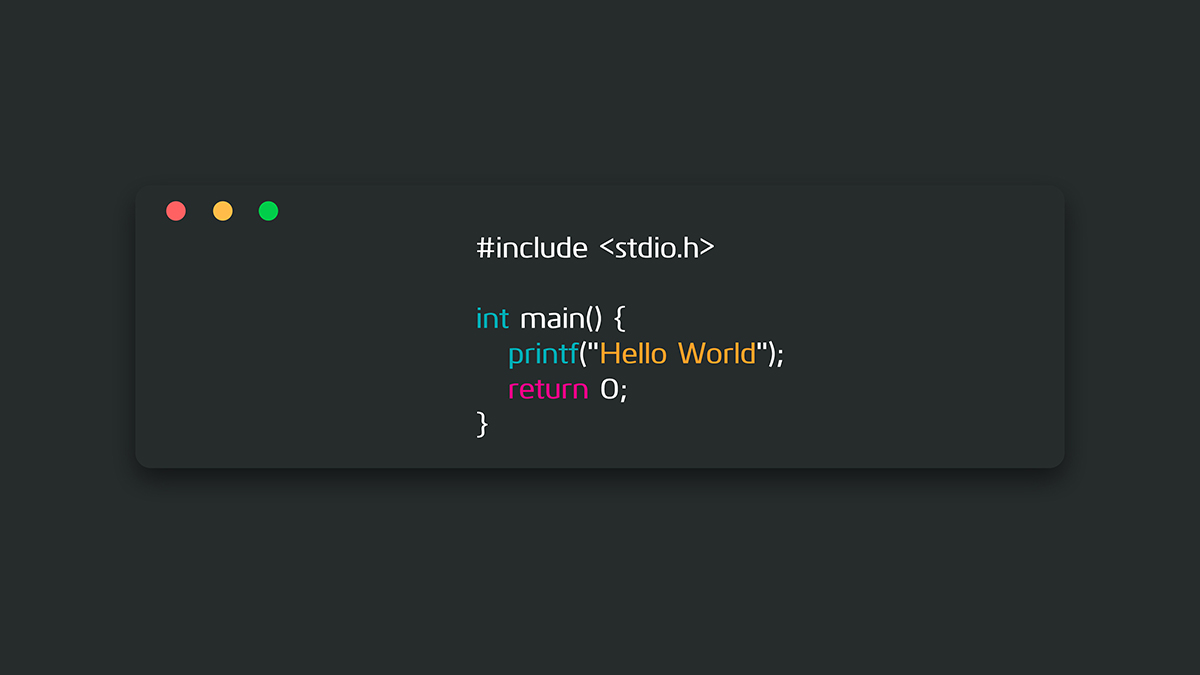 C言語 HelloWorld